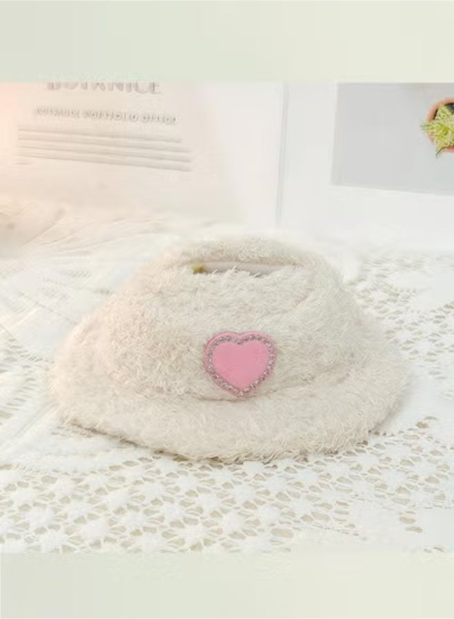 LABUBU 5 Set 17cm Labubu Clothes Doll Clothes Accessories for 17cm Dolls Clothes,  Heart Shaped Velvet Hat, Small kettle, Glasses, Canvas Shoes No Doll Included，Choose from three styles - Image 4